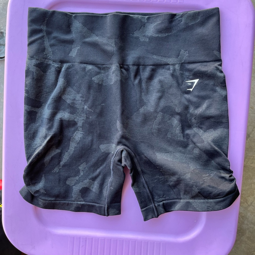 Black Camo Gymshark Shorts